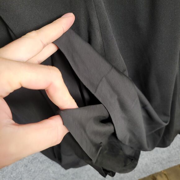 NWT CATHERINE MALANDRINO Black Sleeveless Fit & Flare Cocktail Dress SIZE 8 - Picture 7 of 12